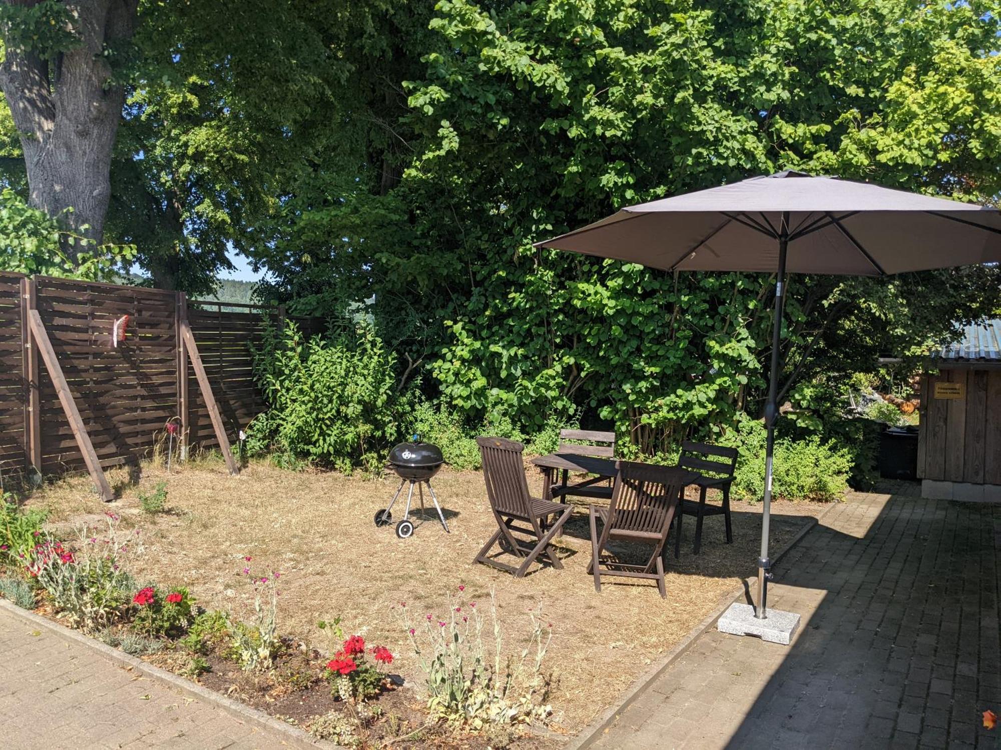 W5 - Urlaubsmagie - Wohnung Mit Grill, Terrasse & Pool Lichtenhain  Exterior photo