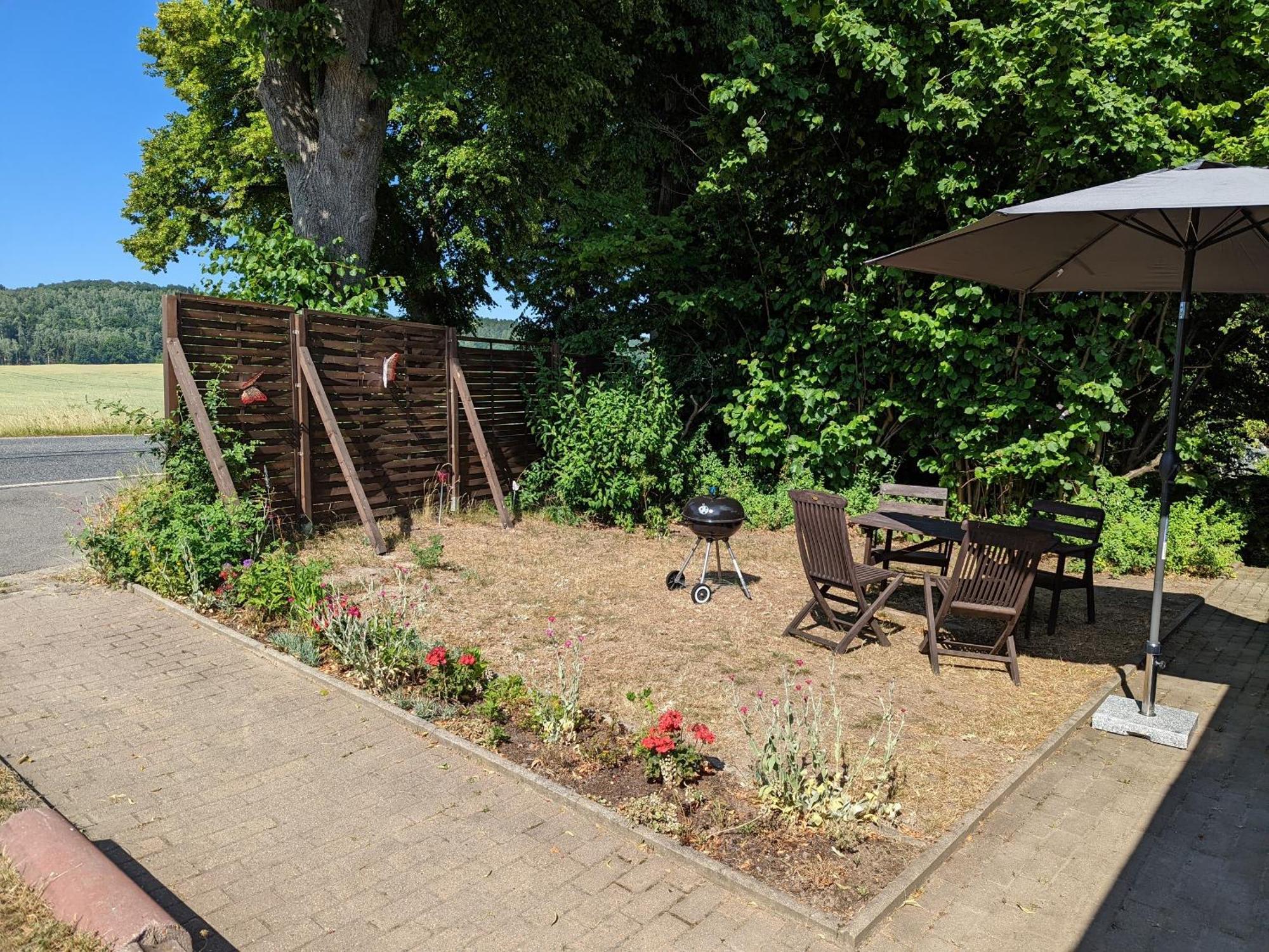 W5 - Urlaubsmagie - Wohnung Mit Grill, Terrasse & Pool Lichtenhain  Exterior photo