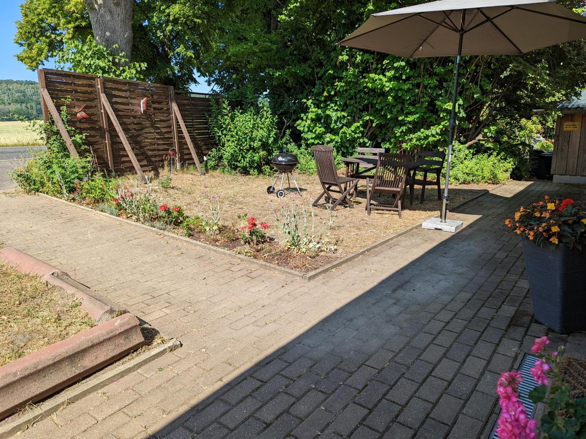 W5 - Urlaubsmagie - Wohnung Mit Grill, Terrasse & Pool Lichtenhain  Exterior photo
