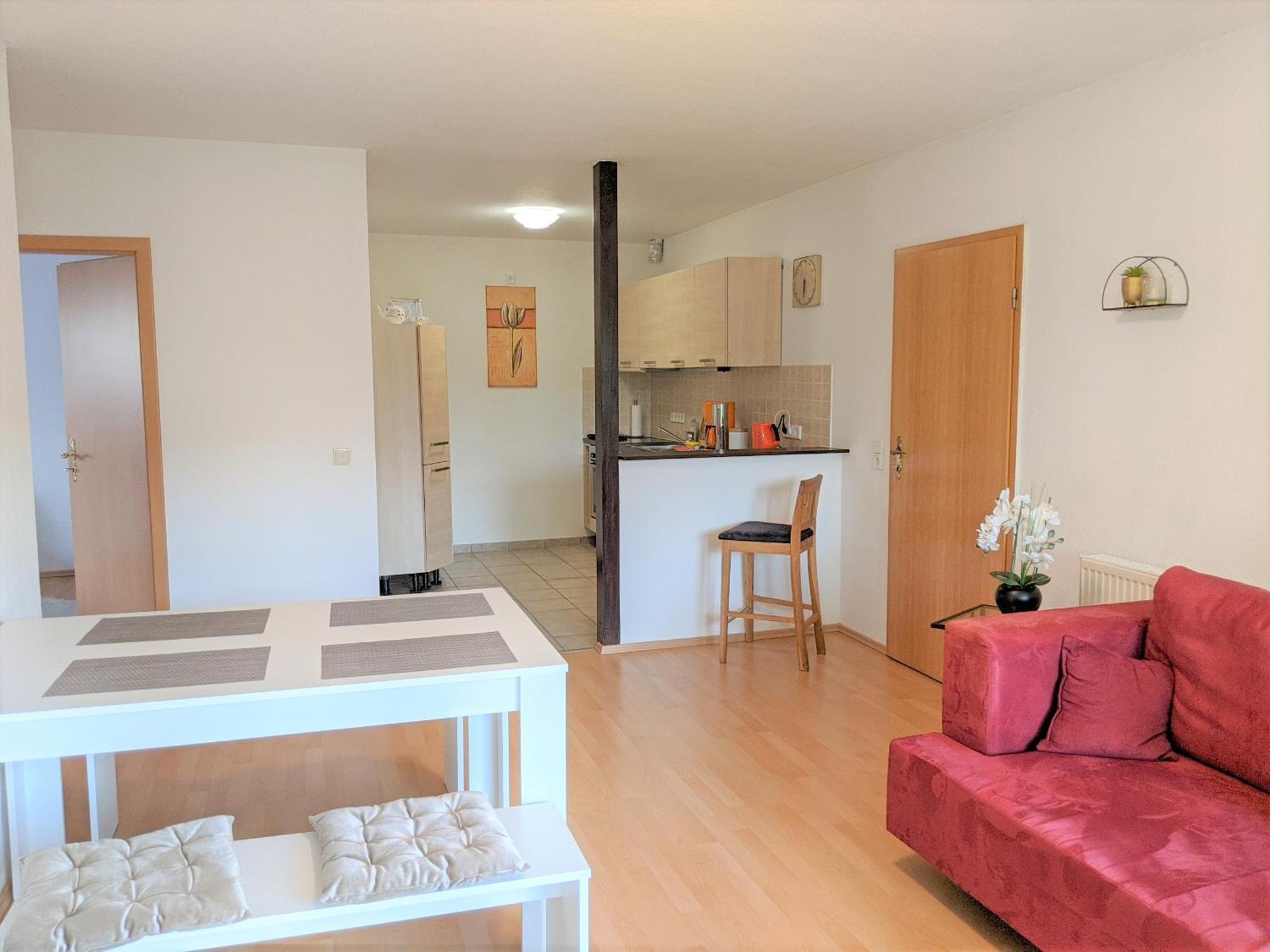 W5 - Urlaubsmagie - Wohnung Mit Grill, Terrasse & Pool Lichtenhain  Exterior photo